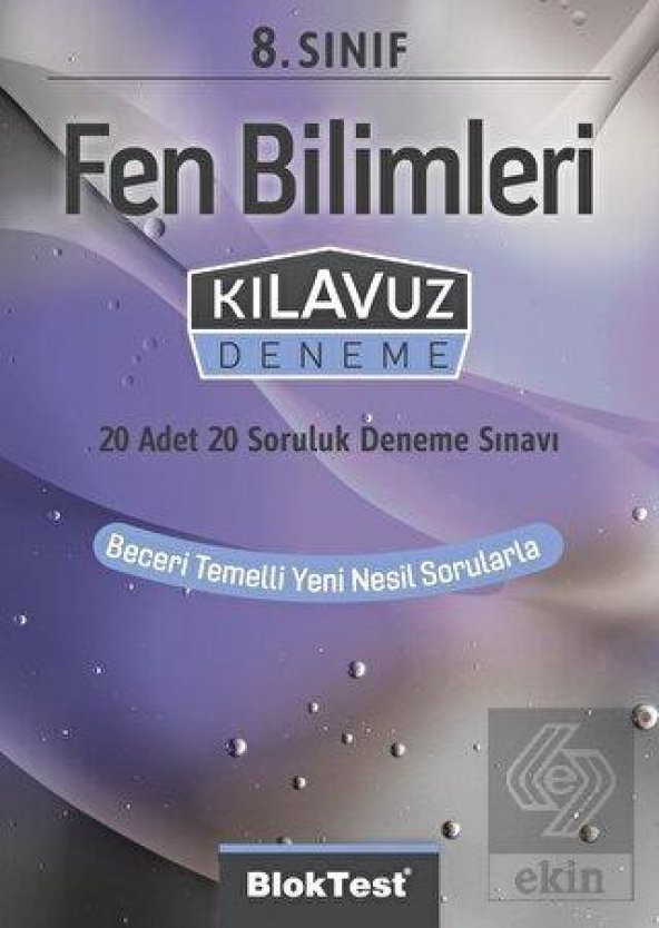Bloktest 8.Sınıf Fen Bilimleri Kılavuz Deneme