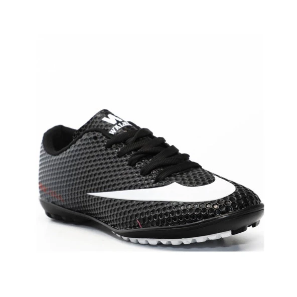 Walked 401 Siyah Beyaz Kırmızı Halı Saha Ayakkabısı - 2