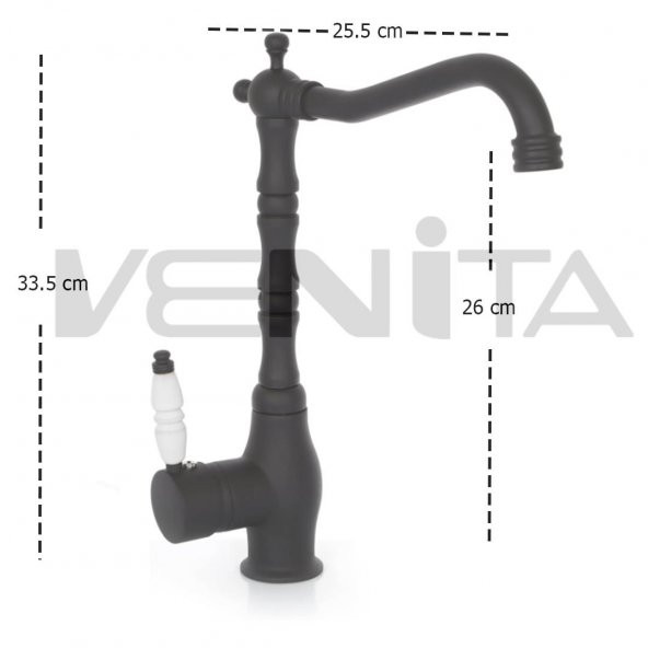 Venita Siyah Rustik Mutfak Batarya - 3