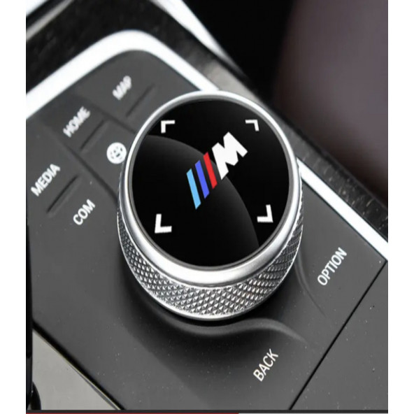 BMW M LOGOLU MULTIMEDYA DÜĞME ÜZERİ STICKER (45 MM) - 5