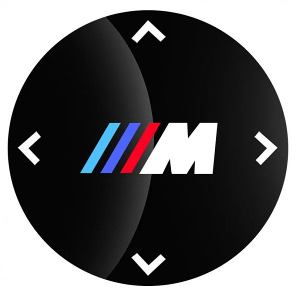 BMW M LOGOLU MULTIMEDYA DÜĞME ÜZERİ STICKER (48 MM)
