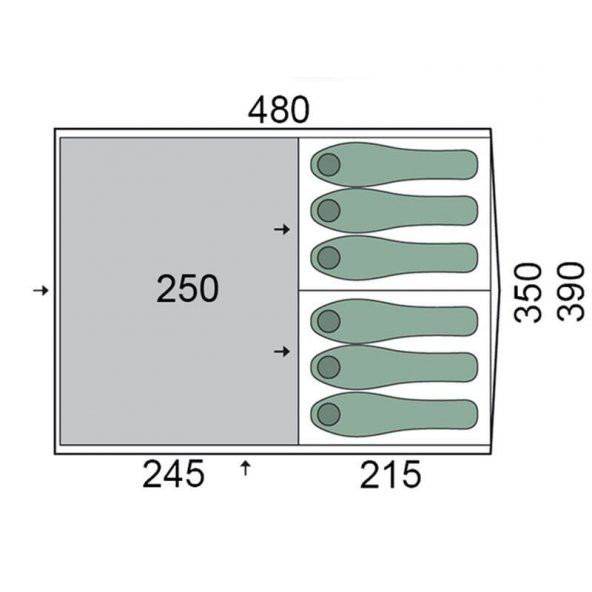 PINGUIN INTERVAL 6 YESIL CADIR - 4