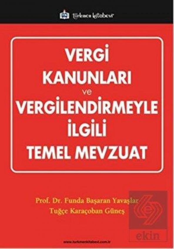 Vergi Kanunları ve Vergilendirmeyle İlgili Temel M ürün görseli 1