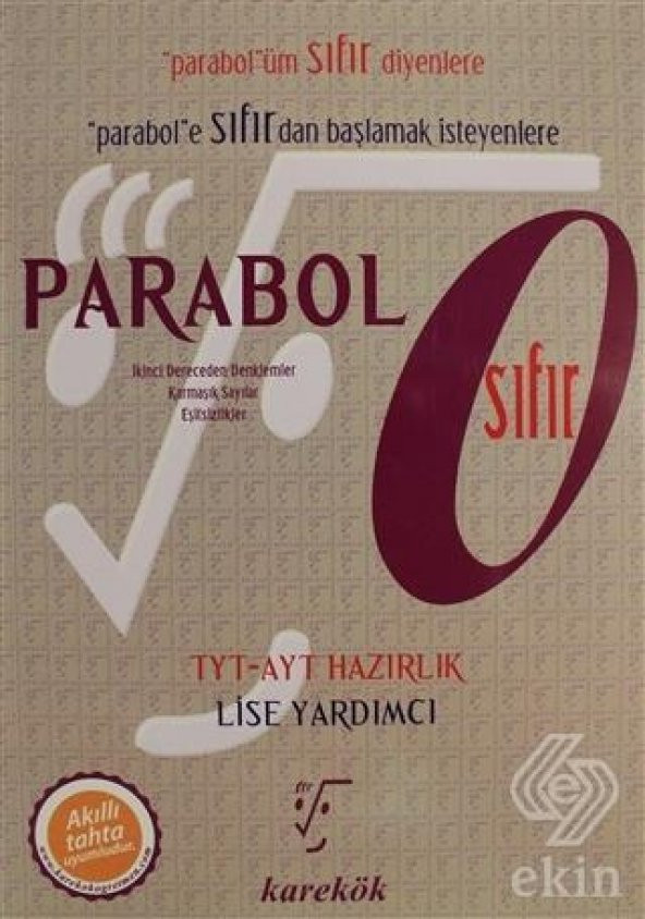 10. Sınıf TYT AYT Parabol Sıfır