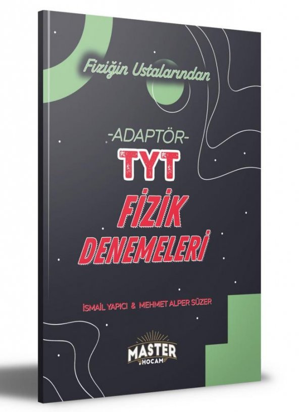 2022 TYT Adaptör Fizik Denemeleri Master Hocam Serisi Benim Hocam Yayınları