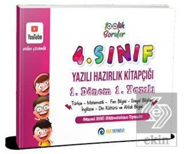 4. Sınıf Yazılı Hazırlık Kitapçığı 1. Dönem 1. Yaz - 1