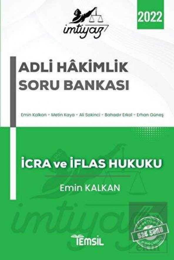 İmtiyaz Adli Hakimlik Çalışma Kitabı - İcra ve İfl ürün görseli 1