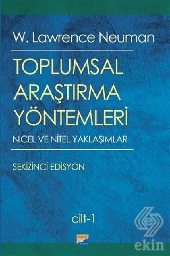 Toplumsal Araştırma Yöntemleri (2 Cilt Takım)