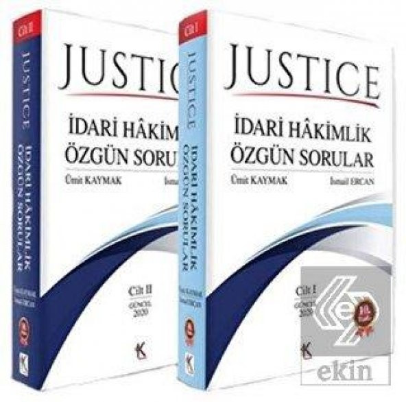Justice İdari Hakimlik Özgün Sorular (2 Cilt Takım