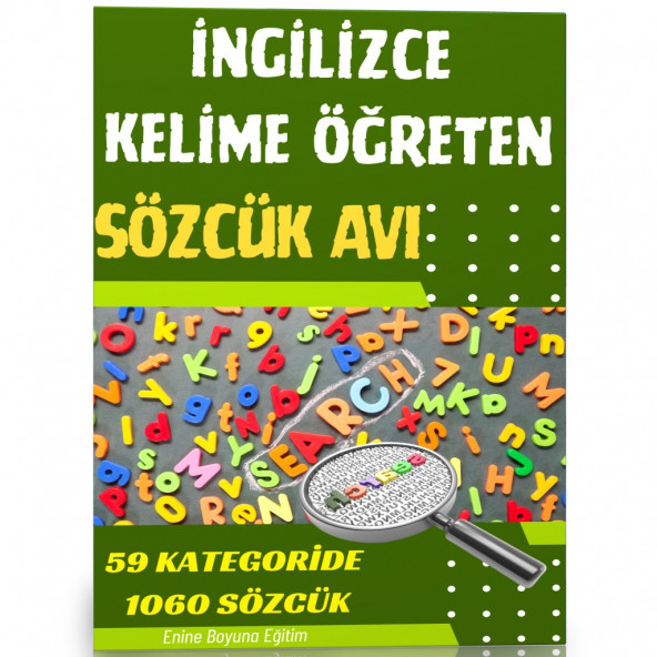 İngilizce Kelime Öğreten Sözcük Avı Kitabı - 8