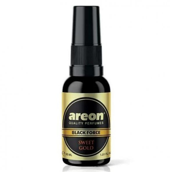 AREON 30 ML BLACK FORCE SWEET GOLD SPREY OTO ARAÇ KOKUSU 30ML