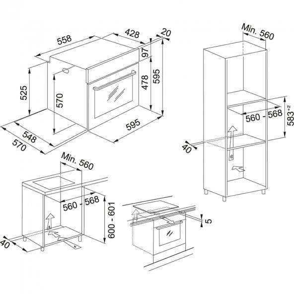 Franke Smart Linear Fsl 86 H Xs 71 Lt Ankastre Fırın - 3