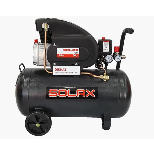 Solax HM2050B Tekerlekli Hava Kompresörü 50 Litre