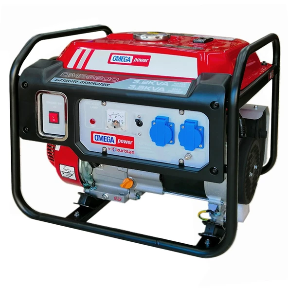 Omega Omg3200 Monofaze İpli Benzinli Jeneratör 3.5 Kva