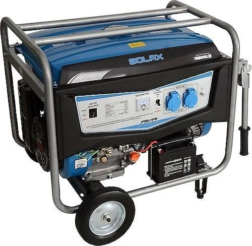 Solax Ym-8000lQe İpli Marşlı Monofaze Benzinli Jeneratör 8 Kva