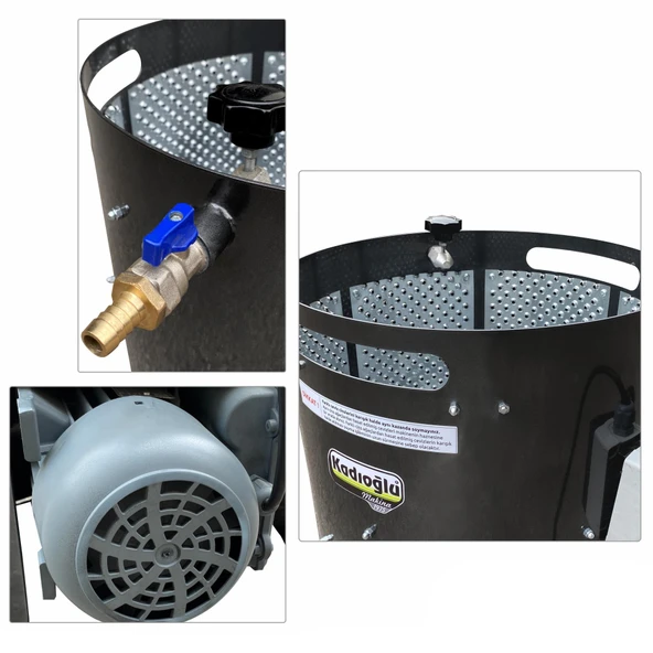 Kadıoğlu Pratiko Cks40 Ev Tipi Ceviz Soyma Makinesi 40 Litre - Resim 3