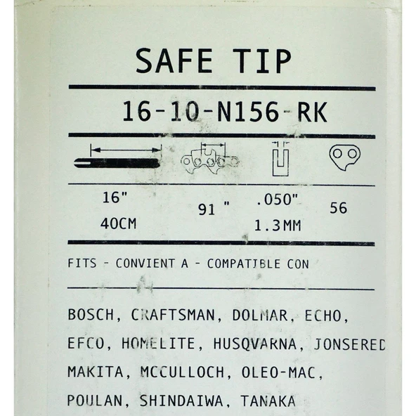 Carlton Safe Tip 28 Diş 91" Testere Kılavuzu 41 Cm 16-10-n156-rk - 2