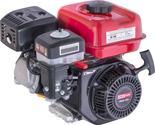 Omega Omg-200 Hava Soğutmalı Benzinli İnşaat Tip Motor 7 Hp ürün görseli 1