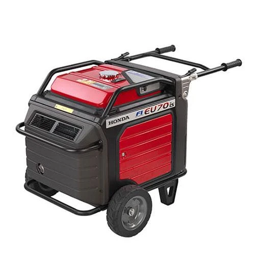 Honda Eu 70is Gt Marşlı Tekerlekli Benzinli Monofaze İnvertör Jeneratör 7 Kva