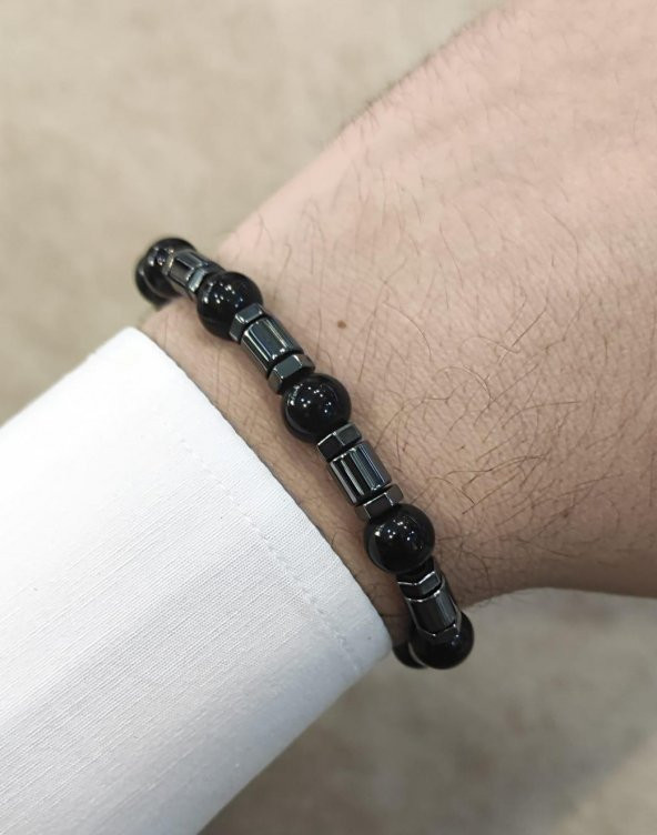 Captiva Stell 3.lü Set Doğaltaş Erkek Bileklik Seti - 4