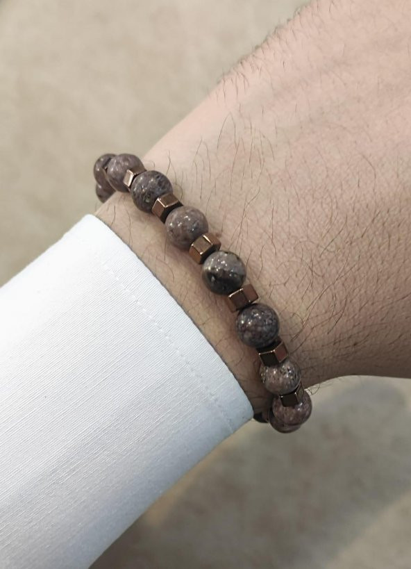 Captiva Stell Doğaltaş Erkek Bileklik