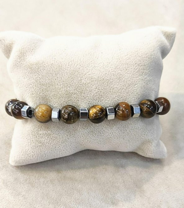 Captiva Stell 3.lü Set Doğaltaş Erkek Bileklik Seti - 8