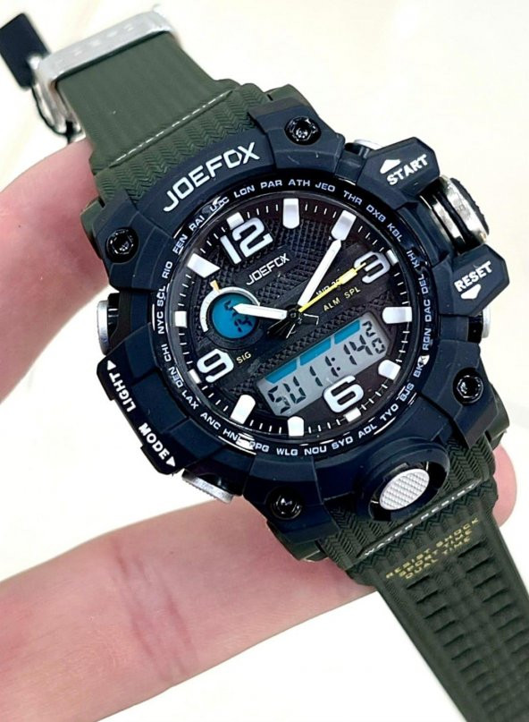 Joefox Digital&Analog Bayan Kol Saati Alarm-Zemin Aydınlatma-Kronometre ürün görseli 1