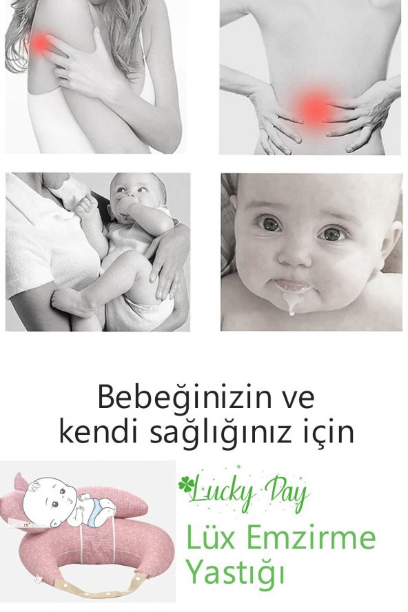 Lüx Emzirme Yastığı Emzirme Destekleyici Yastık Emzirme Minderi Oturma Destek Minderi - 3