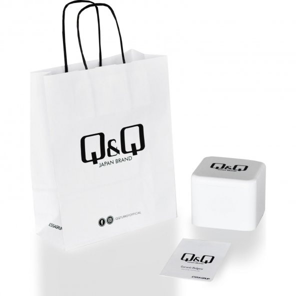 Q&Q Silikon Kordonlu 10 Atm Su Geçirmez Unisex Kol Saati V06A-012VY - 2