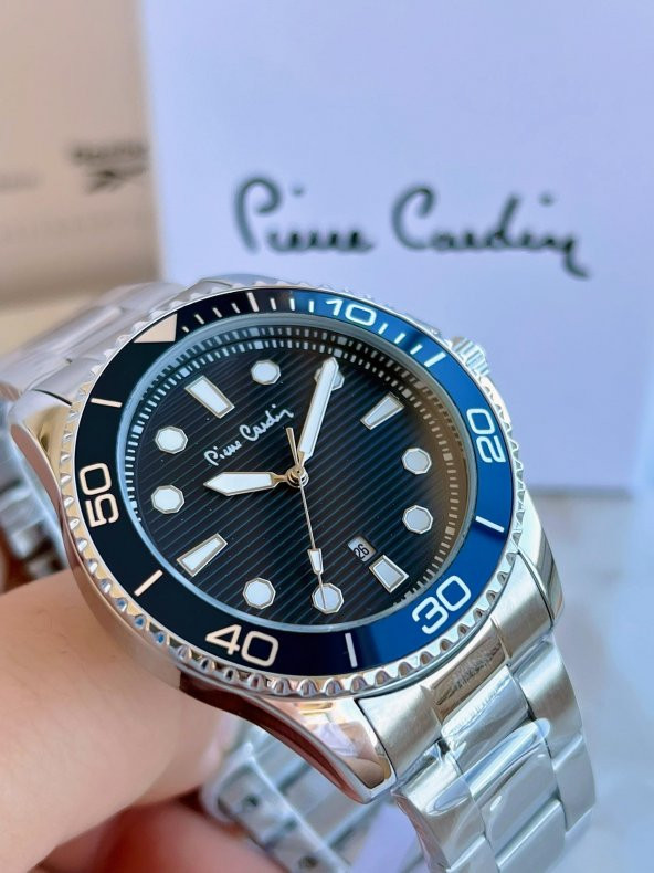 PR.02.CD.1002  Çelik Kordon Erkek Kol Saati 30 Mt Su Gecirmez - Resim 2