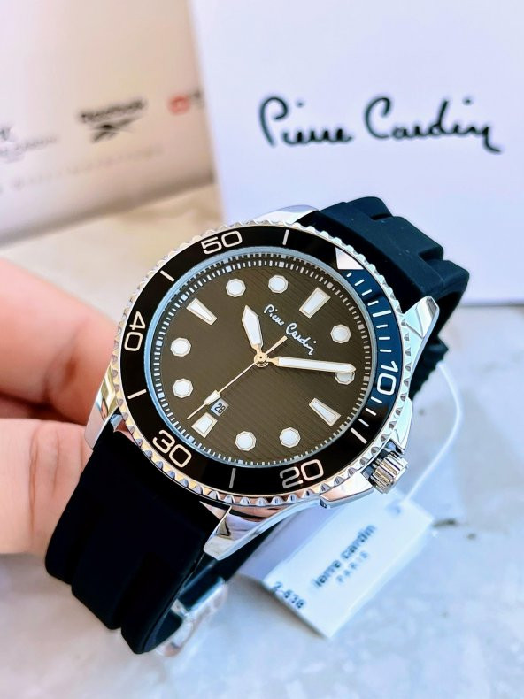 PR.07.CD.1007 Silikon Kordon Erkek Kol Saati 30 Mt Su Gecirmez - Resim 2