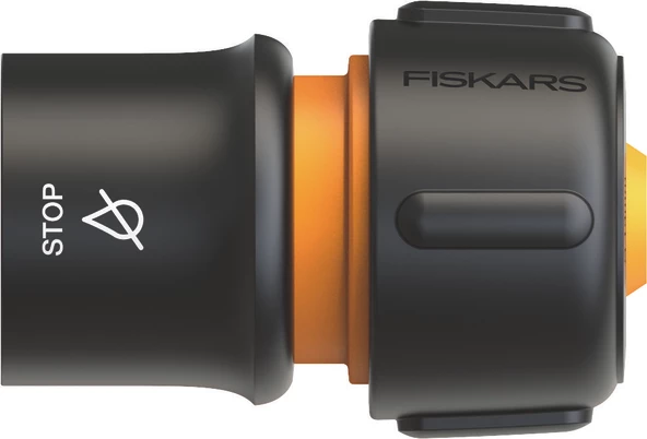 Fiskars LB30 Sol Hortum Bağlantı Aparatı Stoplu 19 mm