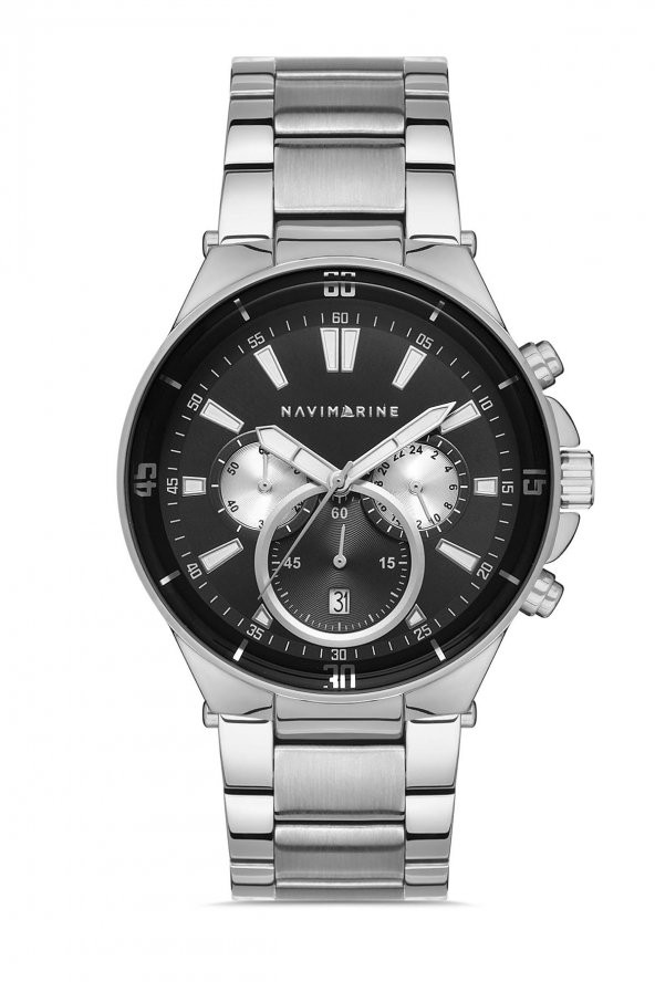 NVM09-A2 Navimarine 30 Mt Suya Dayanıklı Çelik Kordon Kararmaz İç Fonksiyonlar Aktif Kol Saati ürün görseli