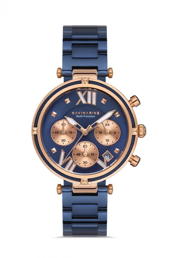 NVM32-T3 Navimarine 30 Mt Suya Dayanıklı Çelik Kordon Kararmaz İç Fonksiyonlar Aktif Kol Saati ürün görseli