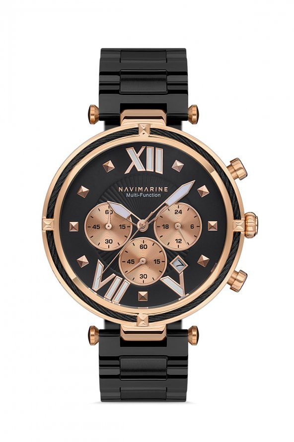 NVM32-R Navimarine 30 Mt Suya Dayanıklı Çelik Kordon Kararmaz İç Fonksiyonlar Aktif Kol Saati ürün görseli
