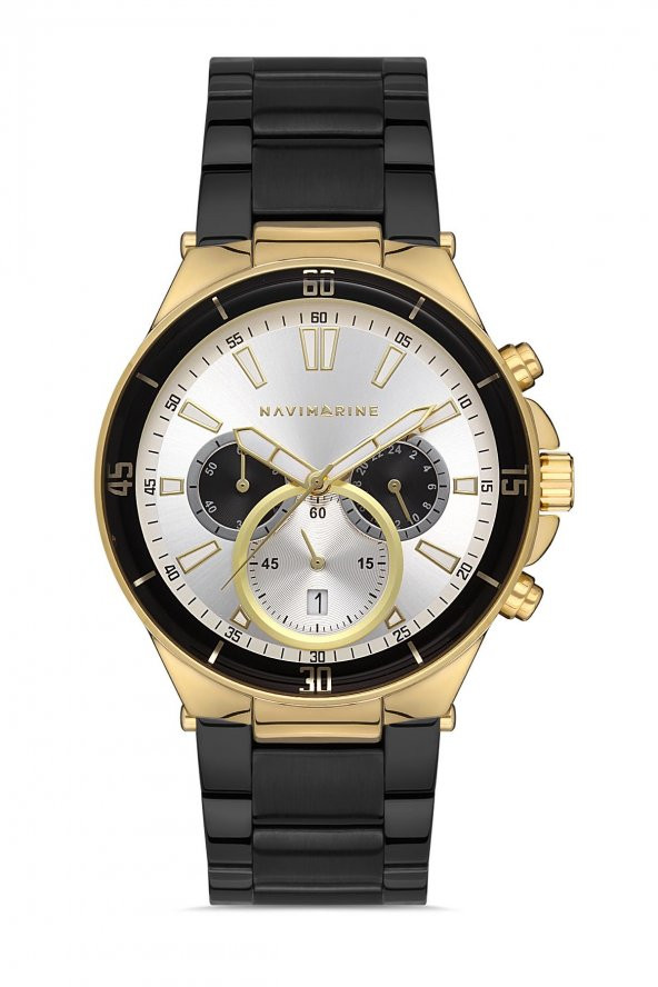 NVM09-M1Navimarine 30 Mt Suya Dayanıklı Çelik Kordon Kararmaz İç Fonksiyonlar Aktif Kol Saati ürün görseli