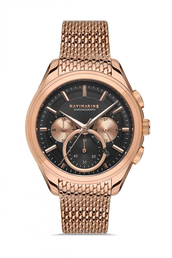NM030-K  Navimarine 30 Mt Suya Dayanıklı Çelik Kordon Kararmaz İç Fonksiyonlar Aktif Kol Saati ürün görseli