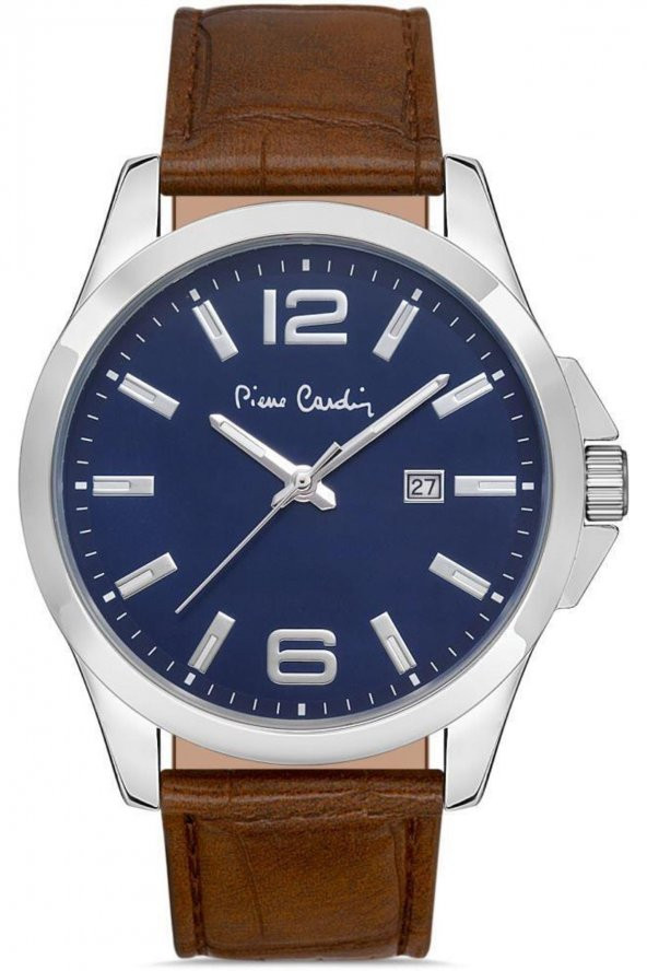 800411F12 Pierre Cardin Deri Kordon Erkek Kol Saati 30 Mt Su Gecirmez ürün görseli