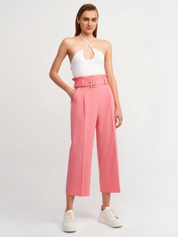 10204 Çapraz Bağcıklı Triko Atlet-ekru - 4