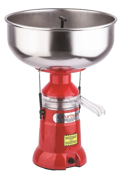 Kurtsan Paslanmaz Çelik Süt Krema Çekme Makinesi 12 Litre (140 Litre/saat)
