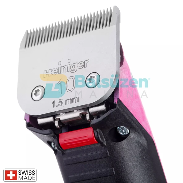 Heiniger Saphir Pink Evcil Hayvan Kırkma Makinesi İki Akülü - 3
