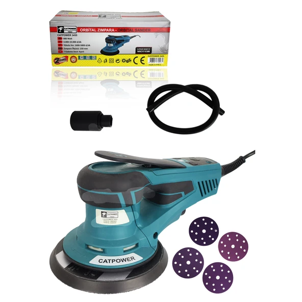 Catpower 3455 Elektrikli Orbital Zımpara 150 Mm 350w - 2