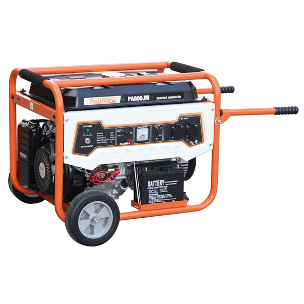 Palmera Pa800jm5 Eur5 Marşlı Monofaze Benzinli Jeneratör 8.12 Kva - 1