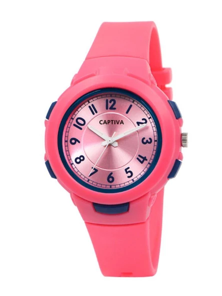 Captiva Analog 30 mt Suya Dayanıklı Silikon Kordonlu Çoçuk Kol Saati Yeni Moda Şık Tararım - 2