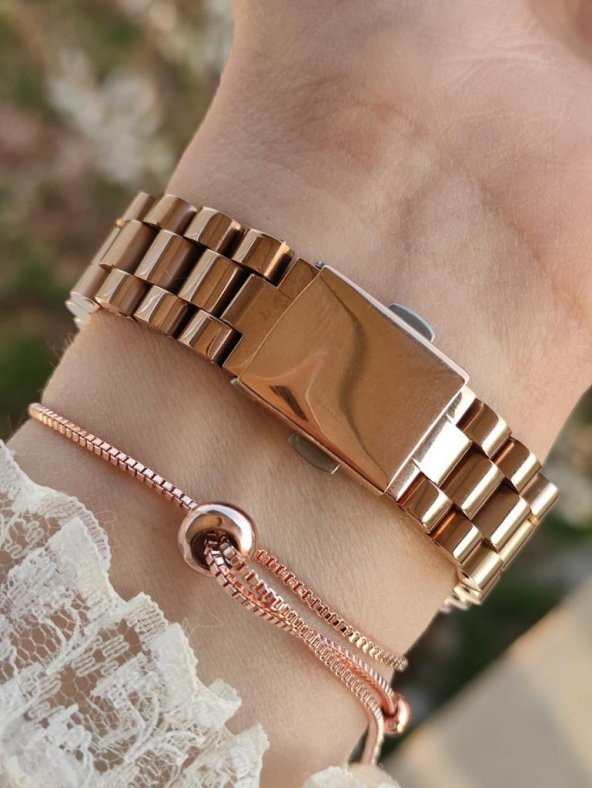 BLKT.2.244 Ferrucci Kadın Kol Saat 30 Mt Suya Dayanıklı Çelik Kordon Kararmaz Renk Atmaz+Bileklik - Resim 3