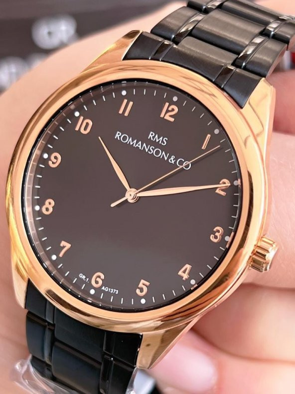 BLKT.2.307 RMS Romanson Grandmaster Özel Seri Kararmaz Renk Atmaz 5 Atm 46 mm Erkek Kol Saati - 3