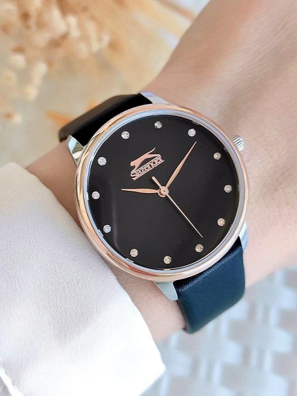 BLKT.2.360 Slazenger 30 Mt Suya Dayanıklı Özel Deri Kordonlu Elite Model Kadın Kol Saati ürün görseli