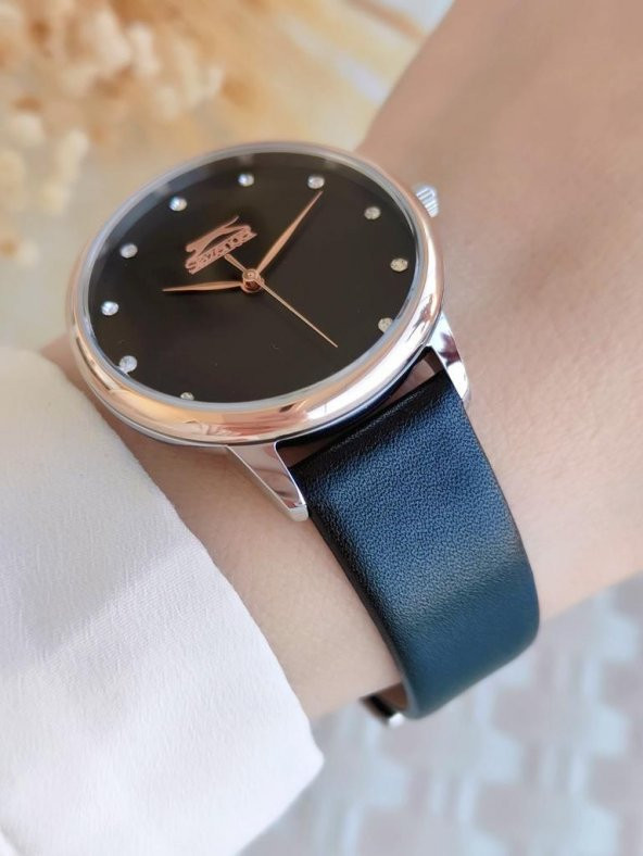 BLKT.2.360 Slazenger 30 Mt Suya Dayanıklı Özel Deri Kordonlu Elite Model Kadın Kol Saati - Resim 2