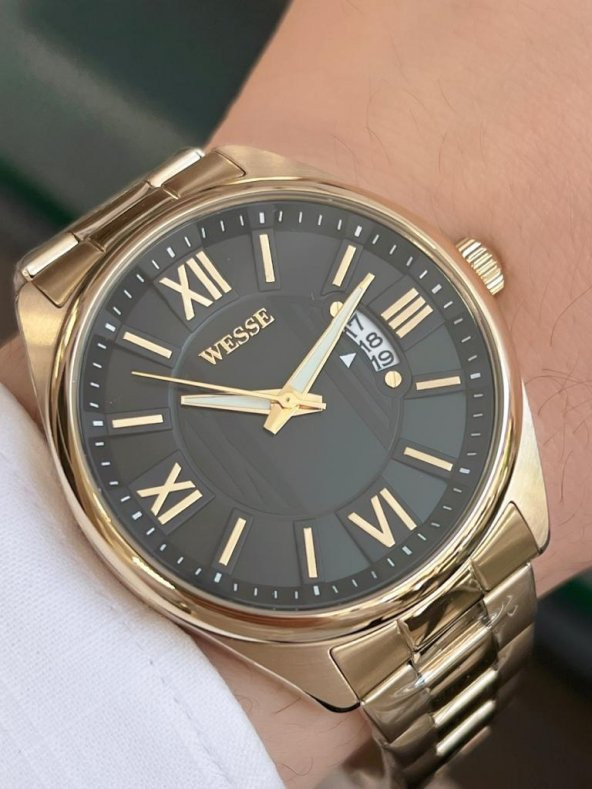 WWG207005 Wesse Çelik Kordon Kararmaz Renk Atmaz 5 Atm Suya Dayaknıklı Erkek Kol Saat ürün görseli