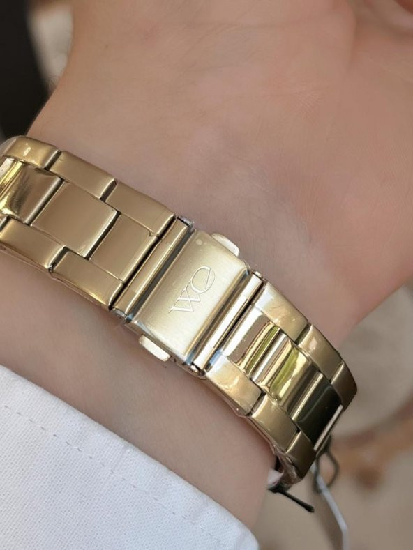 WWG207005 Wesse Çelik Kordon Kararmaz Renk Atmaz 5 Atm Suya Dayaknıklı Erkek Kol Saat - Resim 4